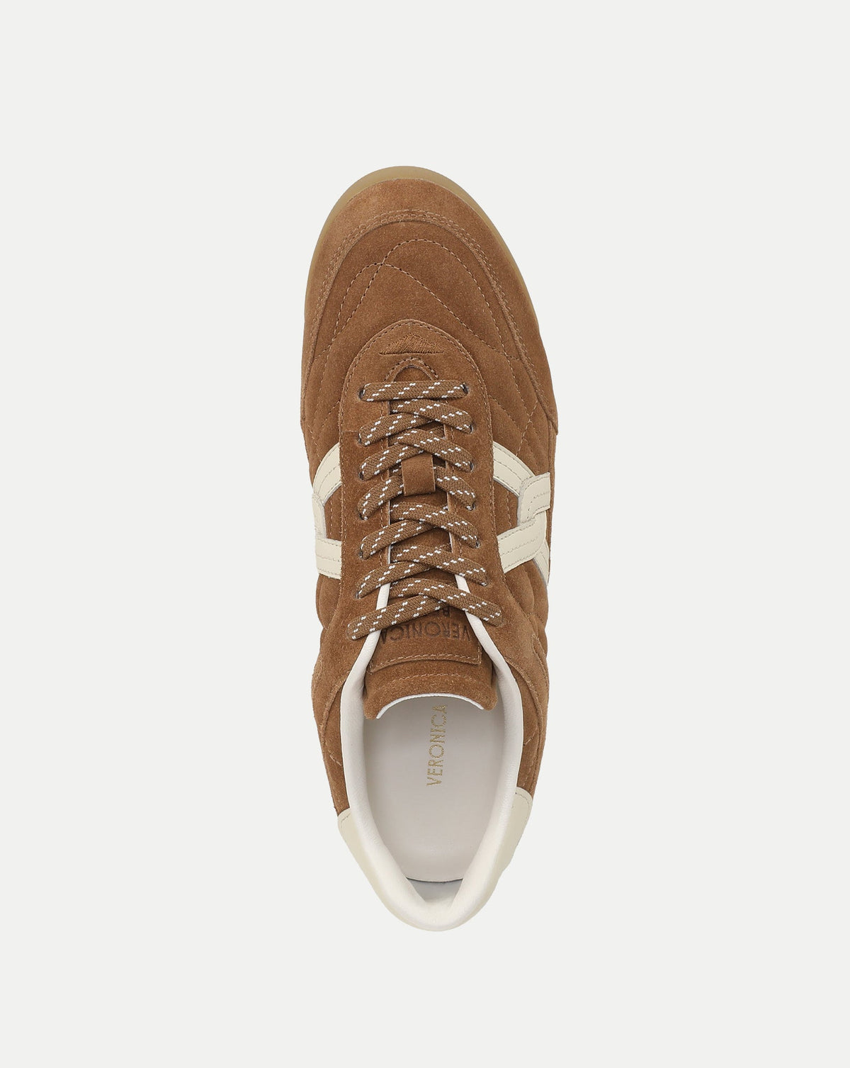 Veronica Beard | Natalia Suede Sneaker in Chestnut Chestnut