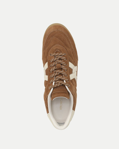 Veronica Beard | Natalia Suede Sneaker in Chestnut Chestnut
