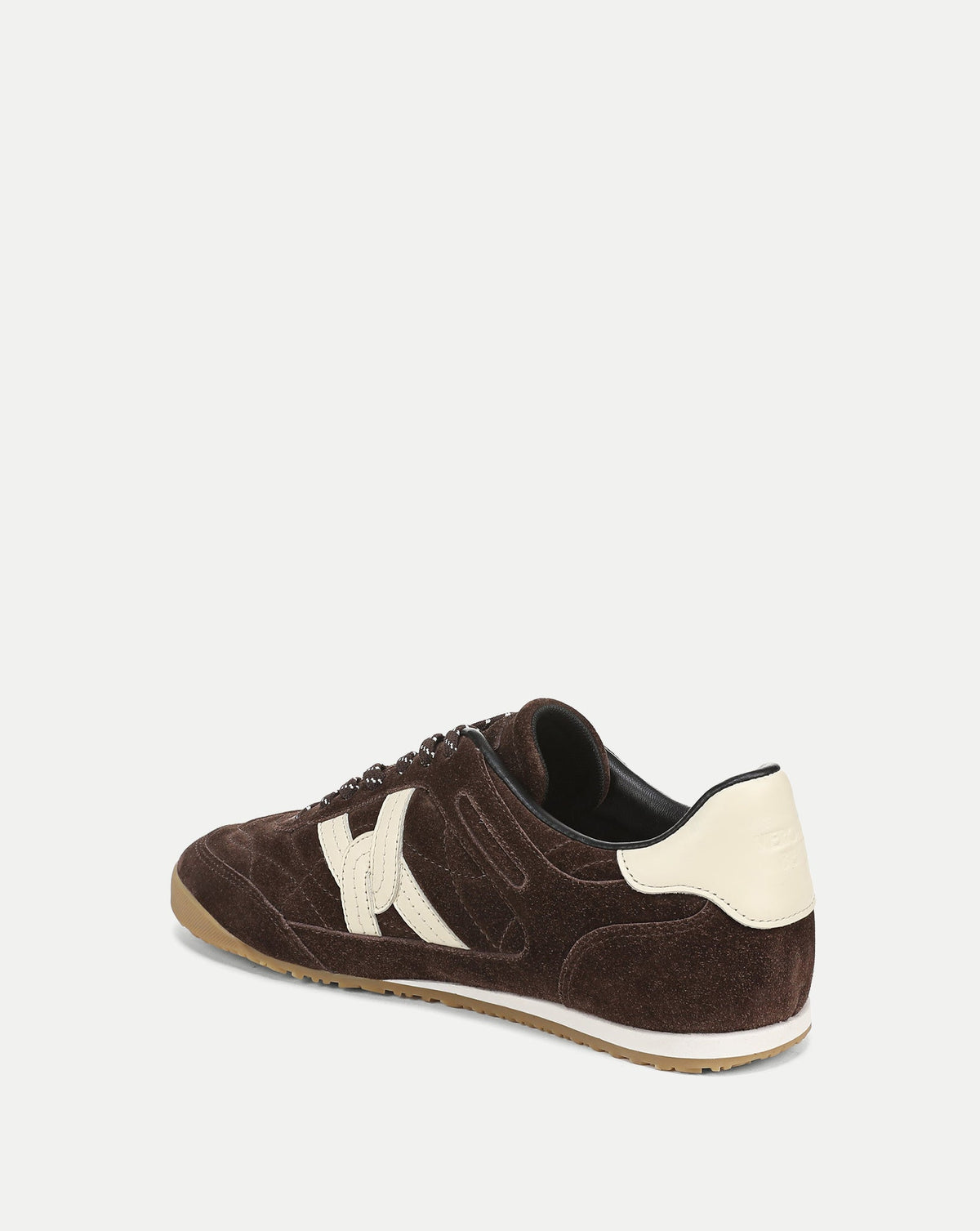 Veronica Beard | Natalia Suede Sneaker in Dark Brown Espresso