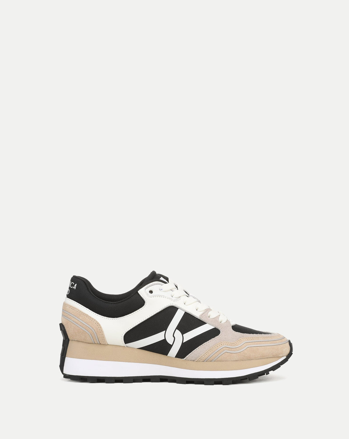 Veronica Beard | Valentina Sport Sneaker in Sand/Black Sand/Black