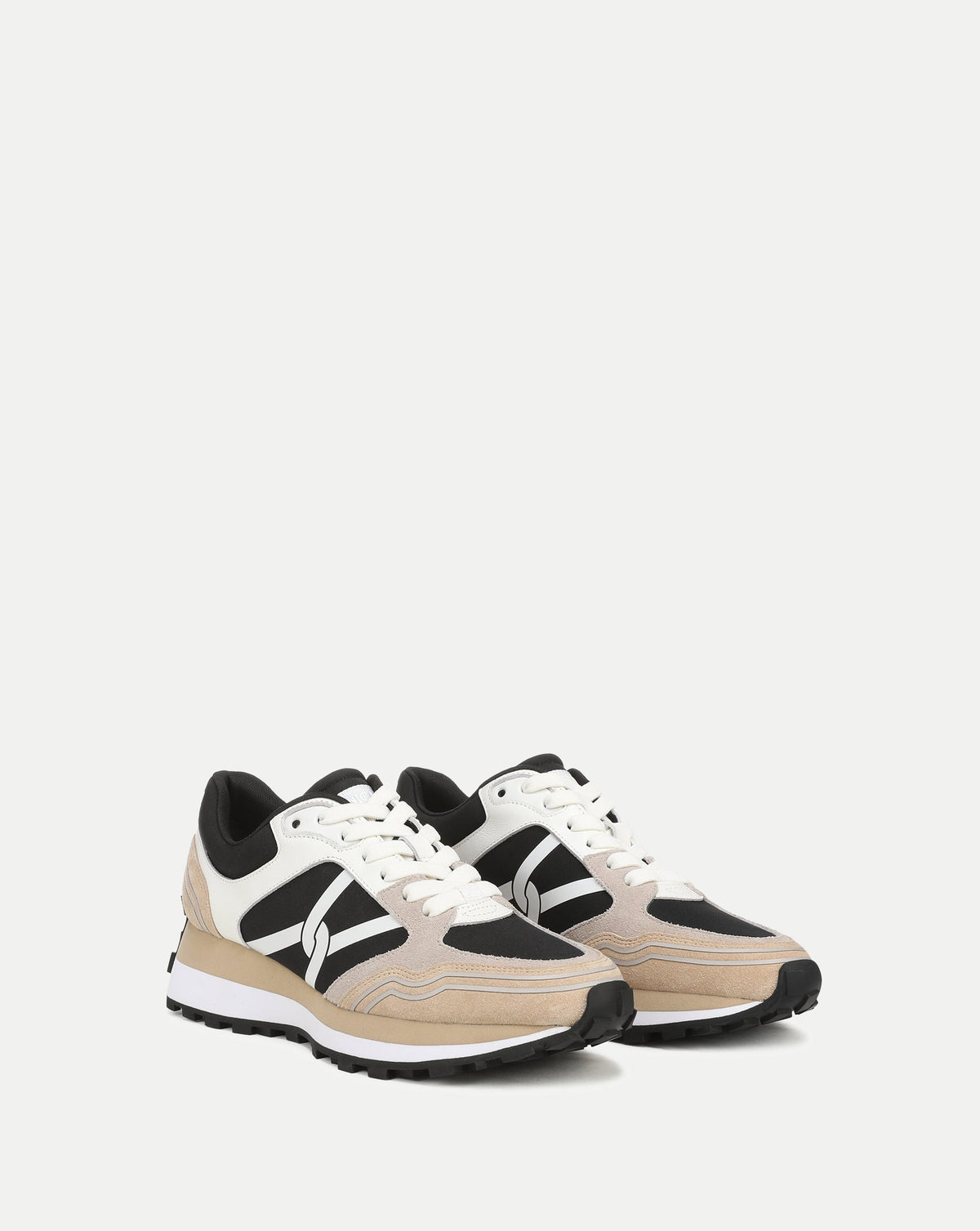 Veronica Beard | Valentina Sport Sneaker in Sand/Black Sand/Black