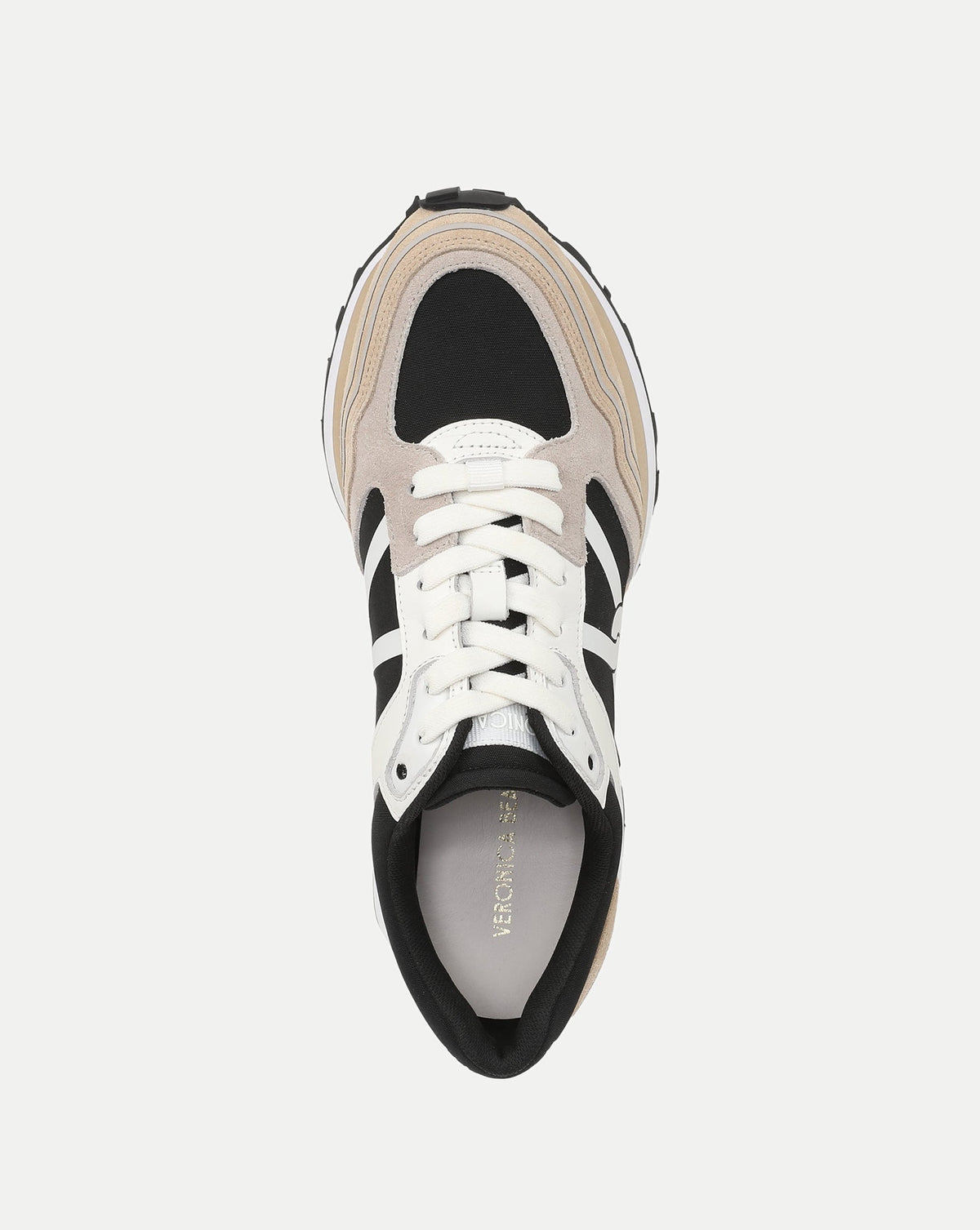Veronica Beard | Valentina Sport Sneaker in Sand/Black Sand/Black