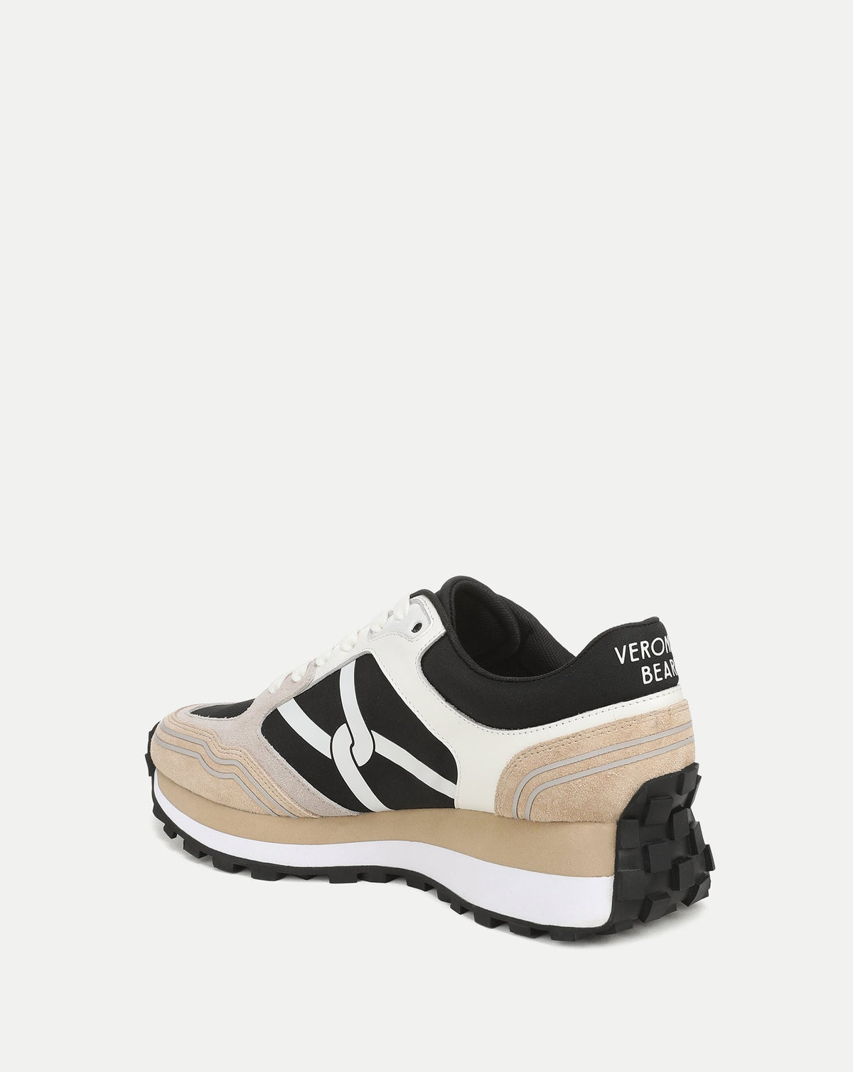 Veronica Beard | Valentina Sport Sneaker in Sand/Black Sand/Black