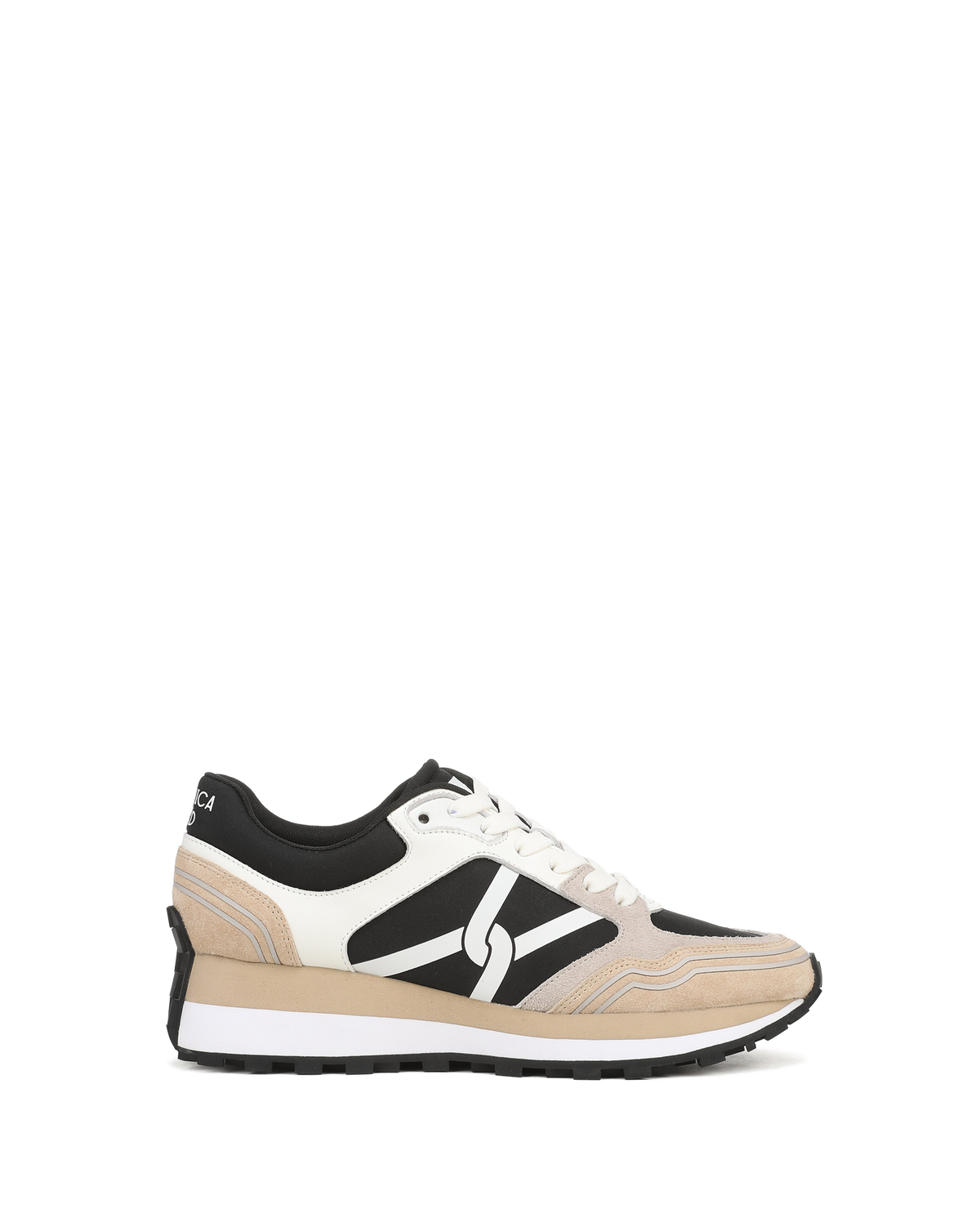 Veronica Beard | Valentina Sport Sneaker in Sand/Black Sand/Black