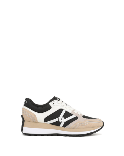 Veronica Beard | Valentina Sport Sneaker in Sand/Black Sand/Black