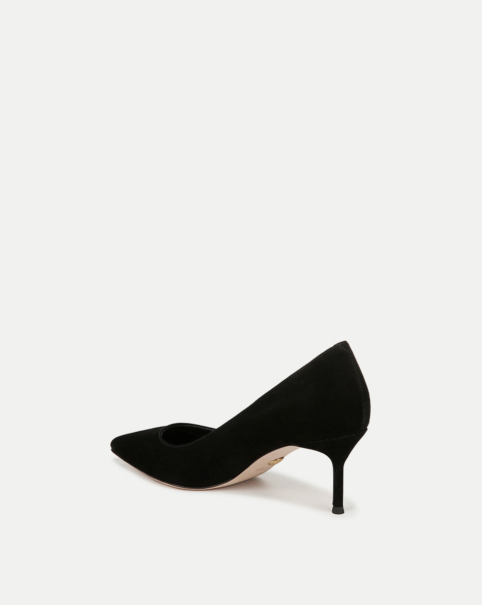 Veronica Beard | Rita Suede Pump in Black Black