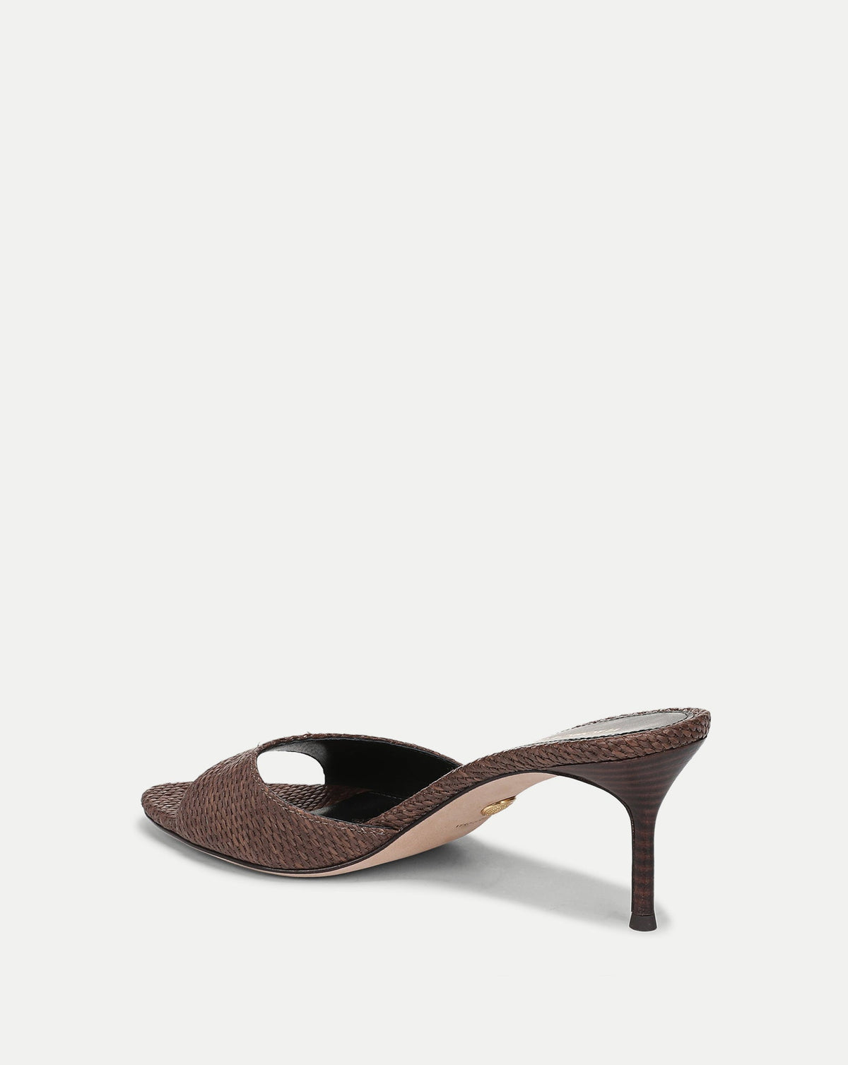 Veronica Beard | Tia Raffia Sandal in Brown Espresso Espresso