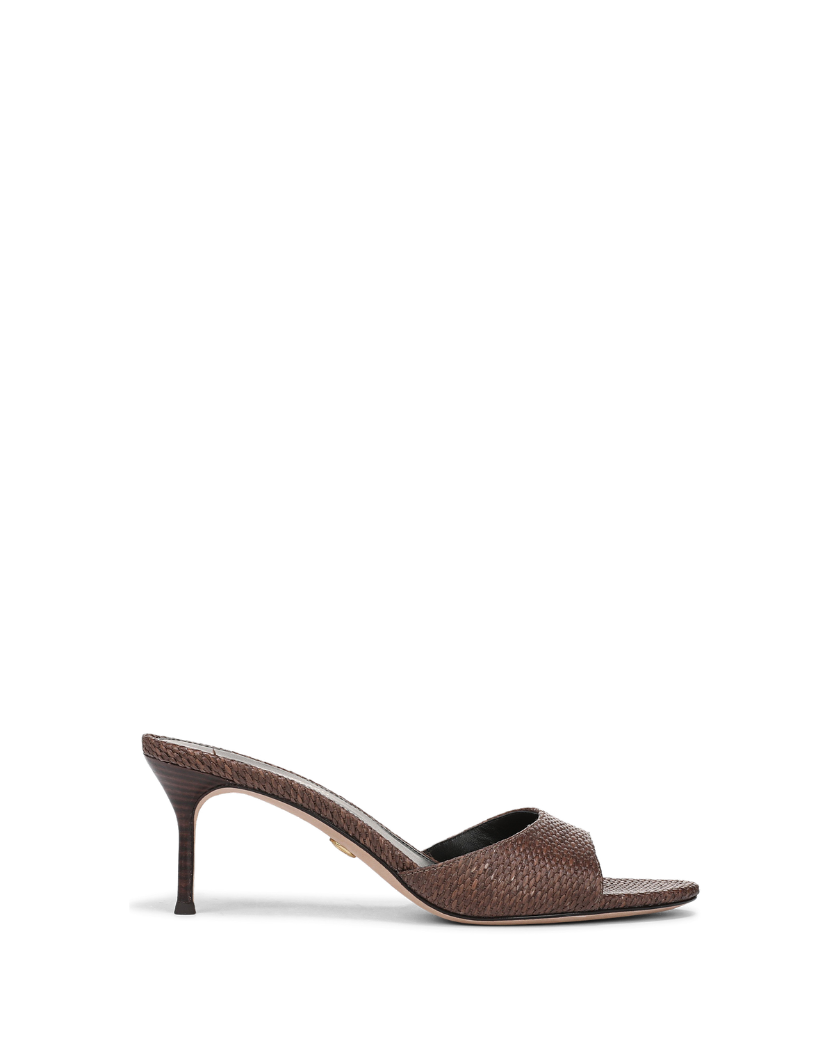 Veronica Beard | Tia Raffia Sandal in Brown Espresso Espresso
