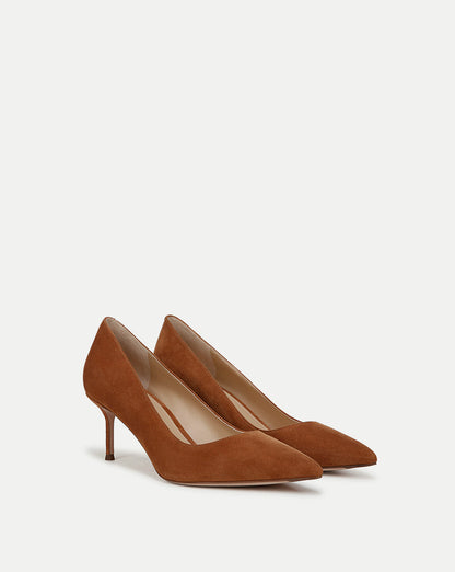 Veronica Beard | Rita Suede Pump in Hazelwood Hazelwood