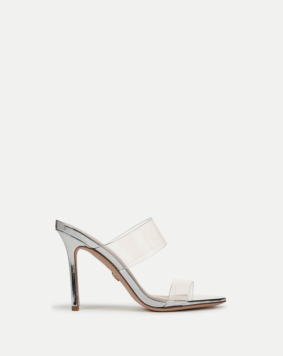 Veronica Beard | Asha Sandal in Silver Silver