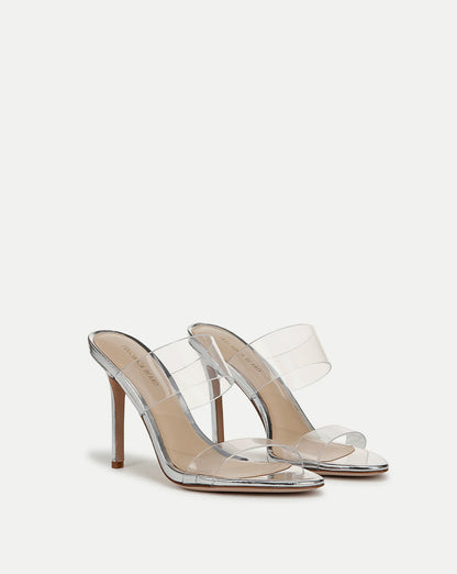 Veronica Beard | Asha Sandal in Silver Silver