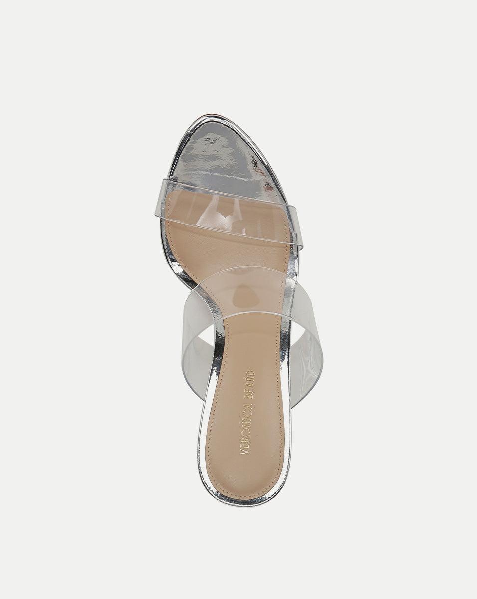 Veronica Beard | Asha Sandal in Silver Silver