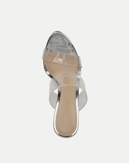Veronica Beard | Asha Sandal in Silver Silver