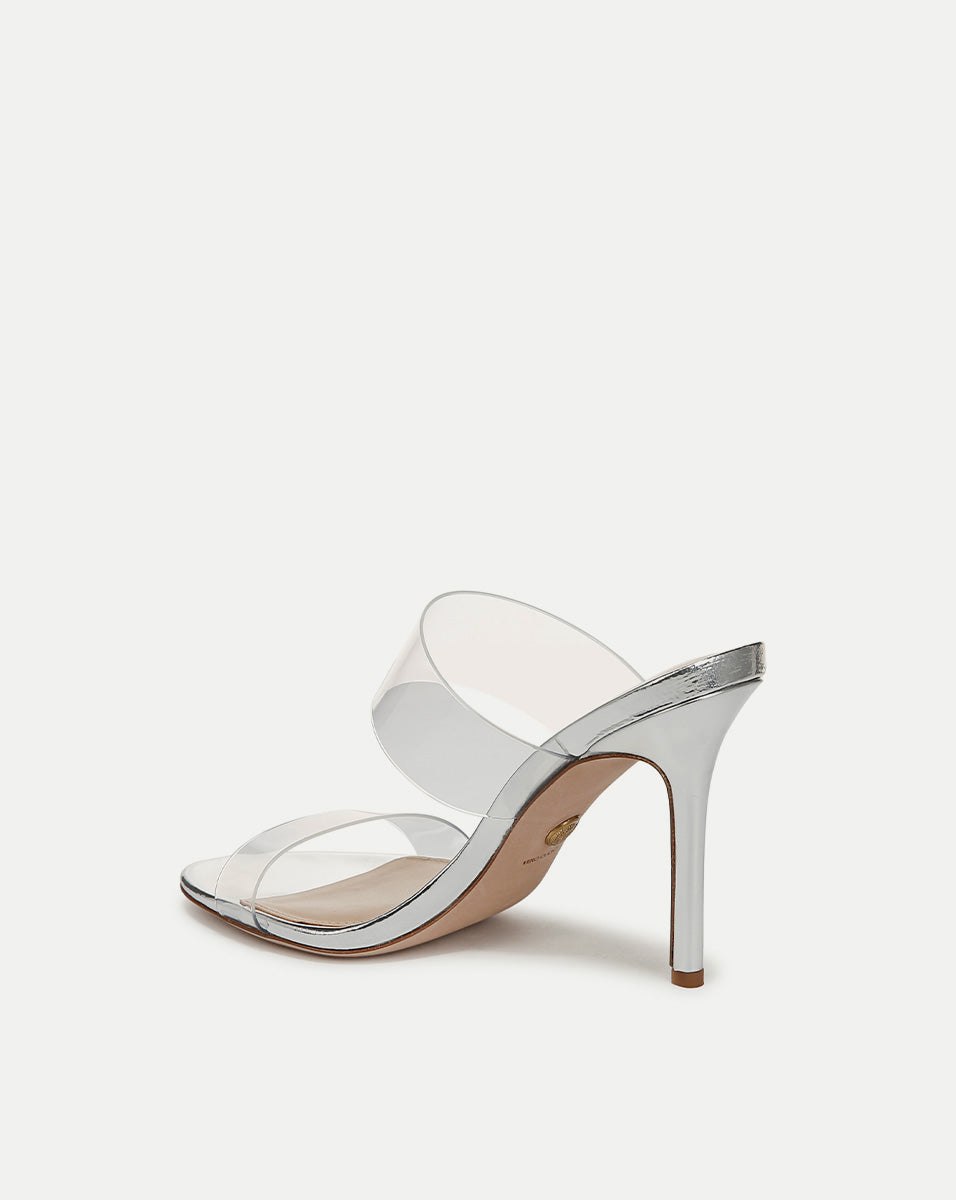 Veronica Beard | Asha Sandal in Silver Silver