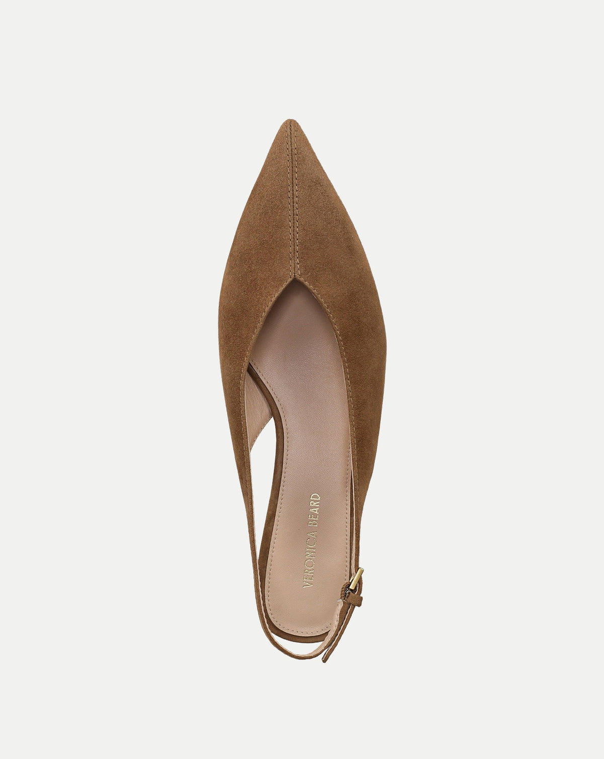 Veronica Beard | Pamela Slingback Heel in Brown Suede Chestnut Chestnut