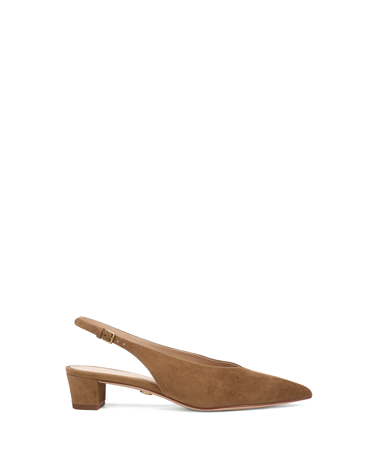Veronica Beard | Pamela Slingback Heel in Brown Suede Chestnut Chestnut