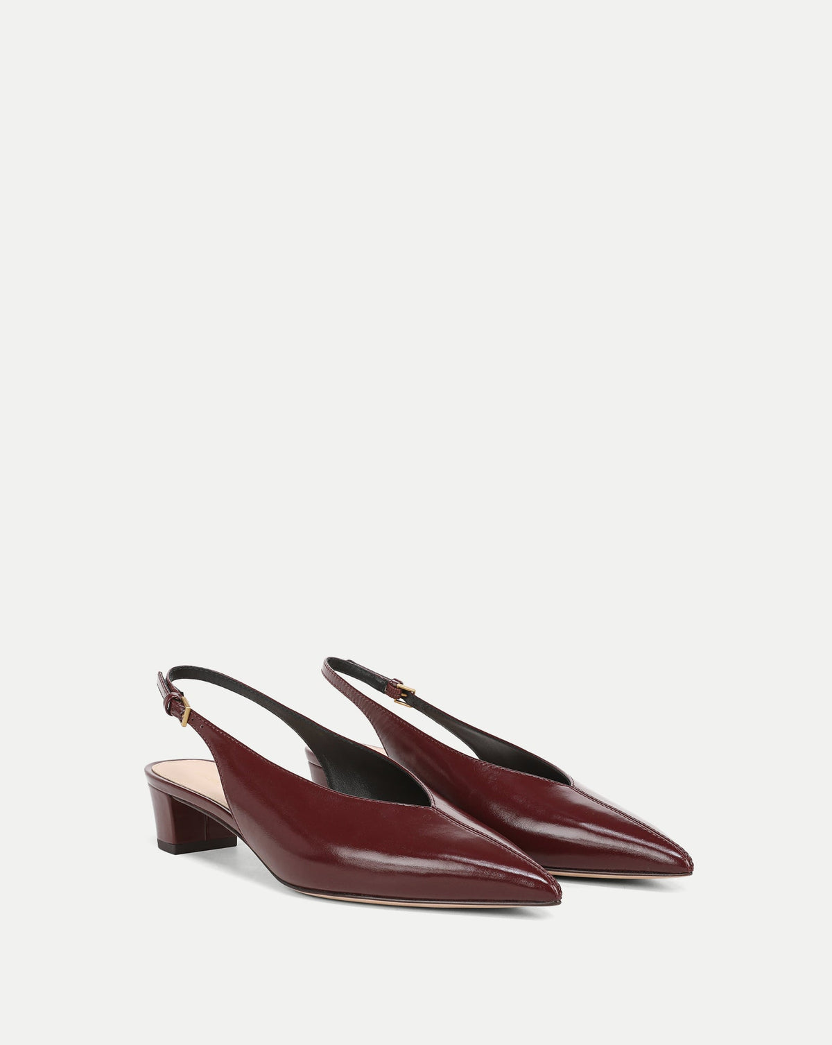 Veronica Beard | Pamela Slingback Heel in Burgundy Leather Pinot Noir Pinot Noir