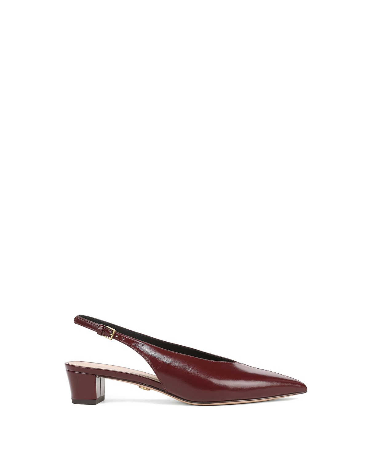 Veronica Beard | Pamela Slingback Heel in Burgundy Leather Pinot Noir Pinot Noir