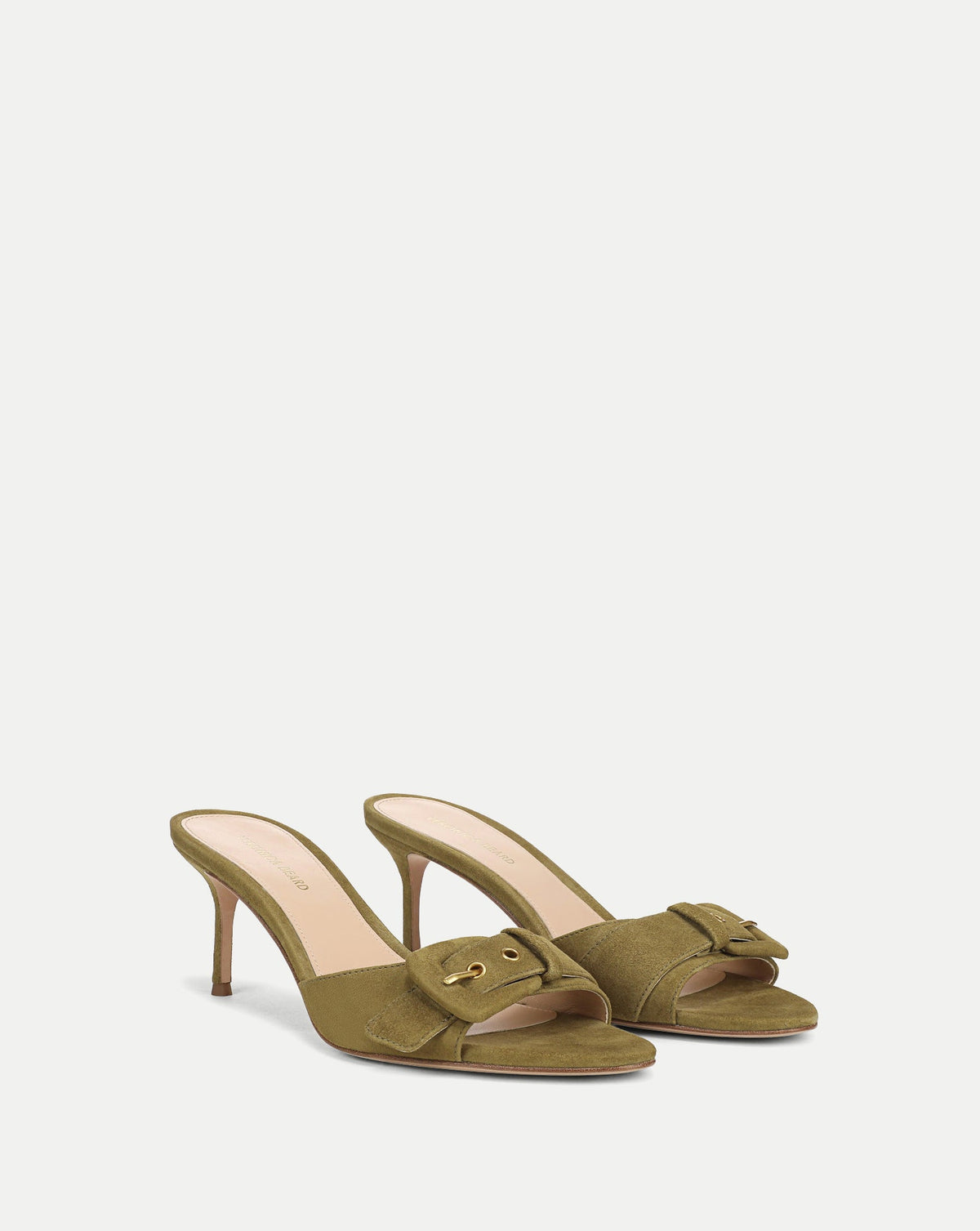 Veronica Beard | Tia Buckle Sandal in Fennel Green Fennel Green