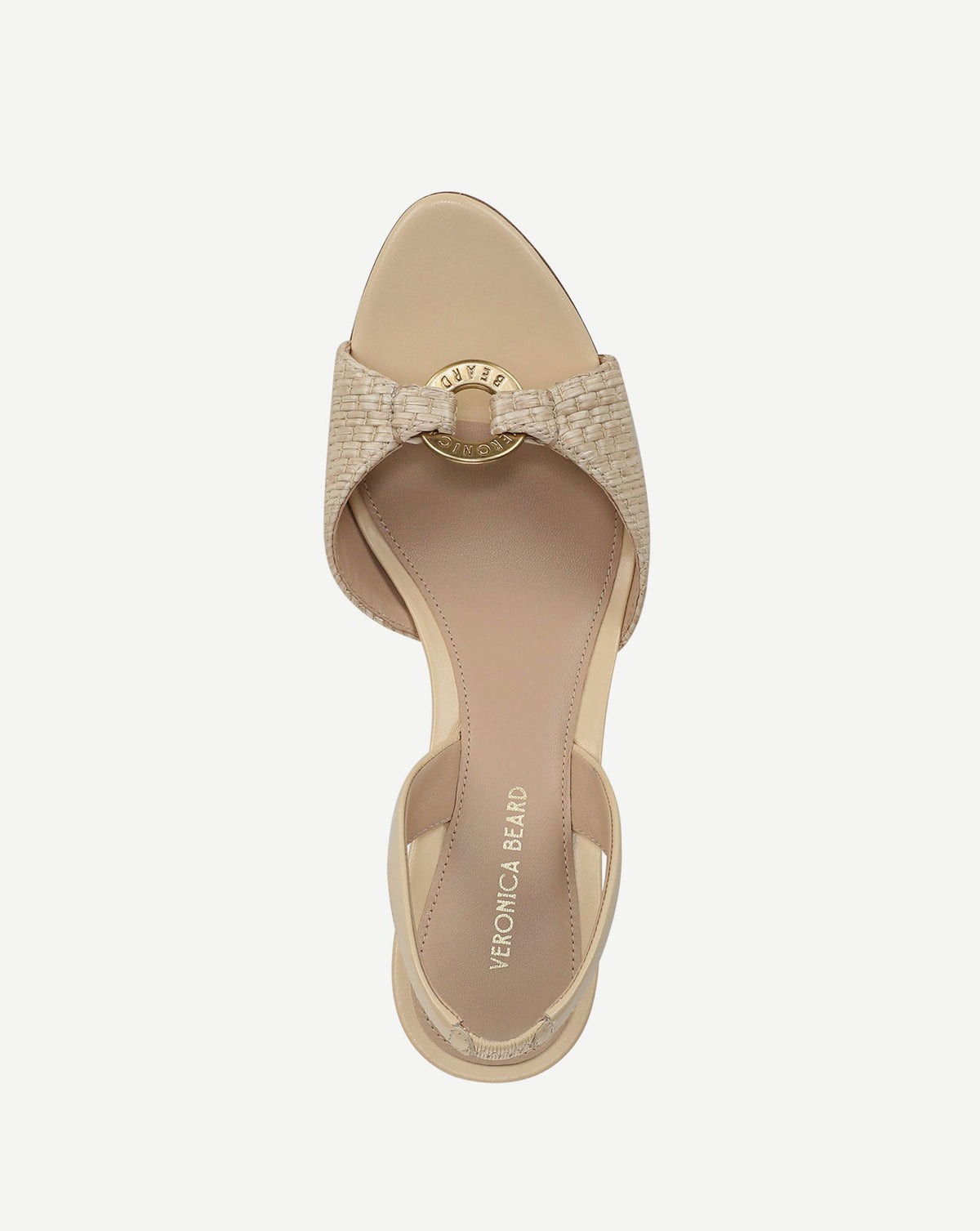 Veronica Beard | Tia Raffia Slingback Sandal in Natural Natural