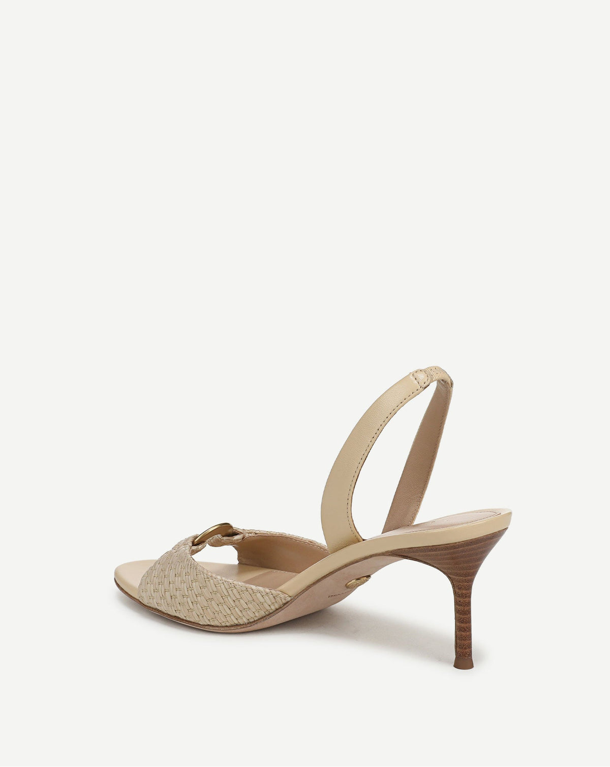 Veronica Beard | Tia Raffia Slingback Sandal in Natural Natural