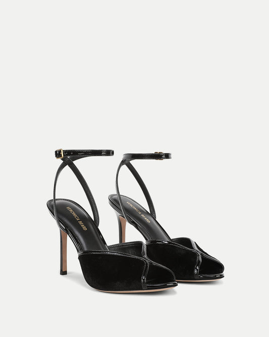Veronica Beard | Anora Stiletto Sandal in Black Black