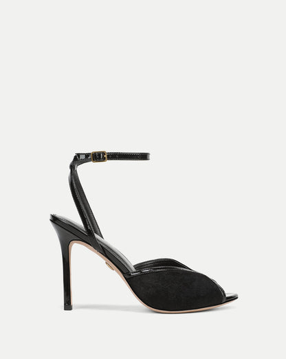 Veronica Beard | Anora Stiletto Sandal in Black Black