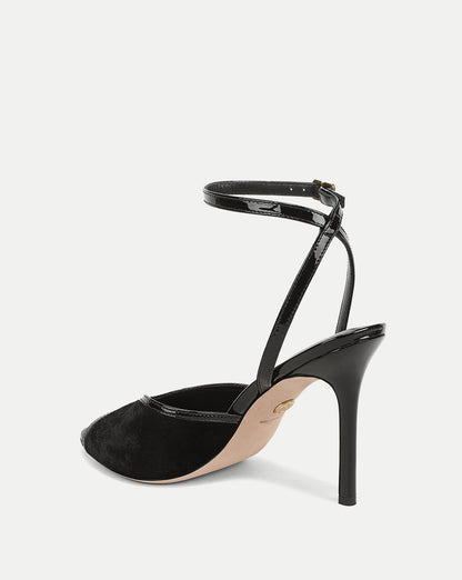 Veronica Beard | Anora Stiletto Sandal in Black Black