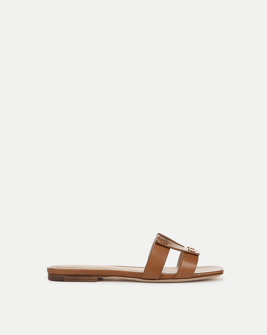 Veronica Beard | Via Slide Sandal in Honey Honey