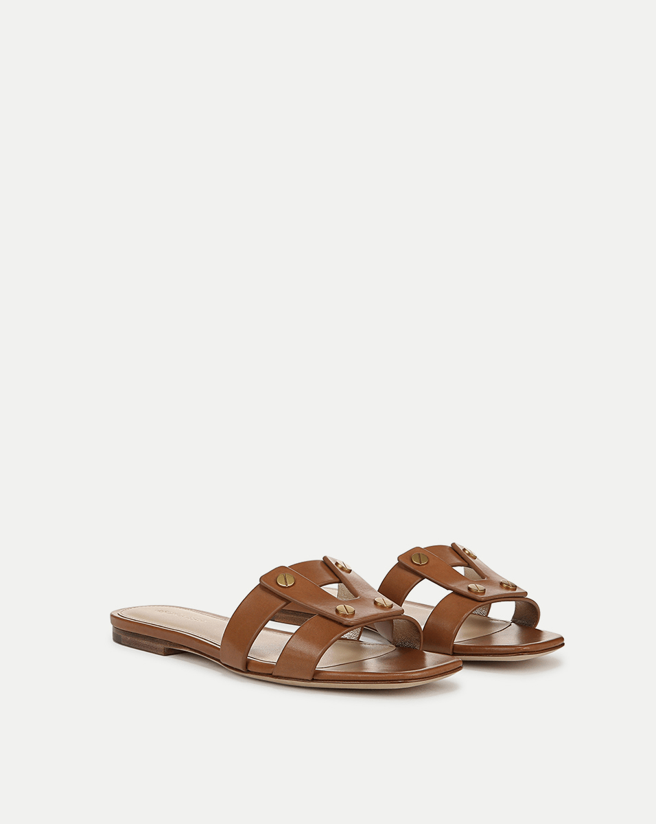 Veronica Beard | Via Slide Sandal in Honey Honey