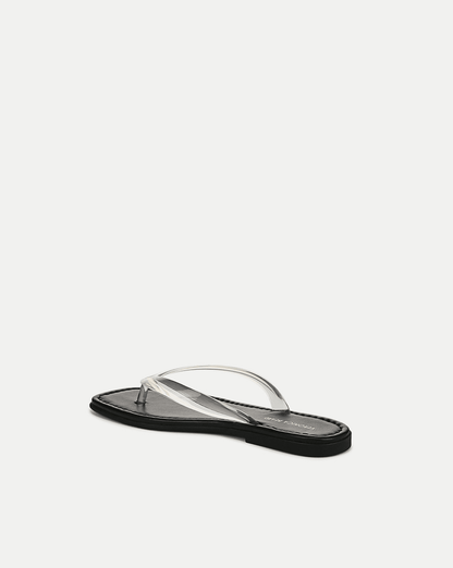 Veronica Beard | Clea Jelly Flip-Flop Sandal in Clear Clear