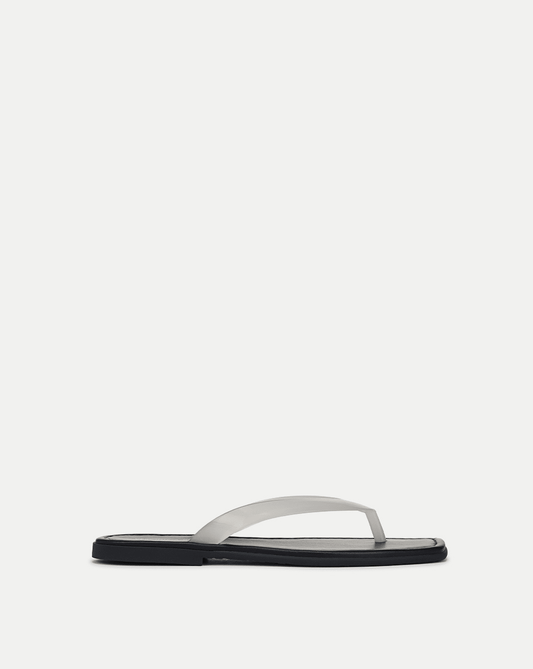 Veronica Beard | Clea Jelly Flip-Flop Sandal in White Coconut