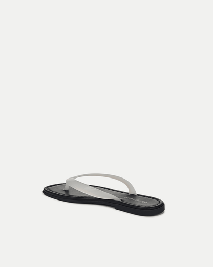 Veronica Beard | Clea Jelly Flip-Flop Sandal in White Coconut