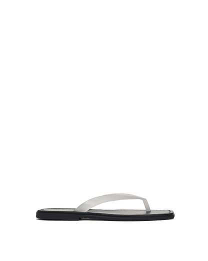 Veronica Beard | Clea Jelly Flip-Flop Sandal in White Coconut