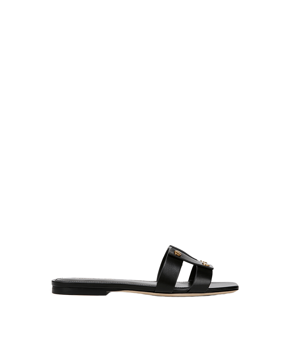 Veronica Beard | Via Slide Sandal in Black Black