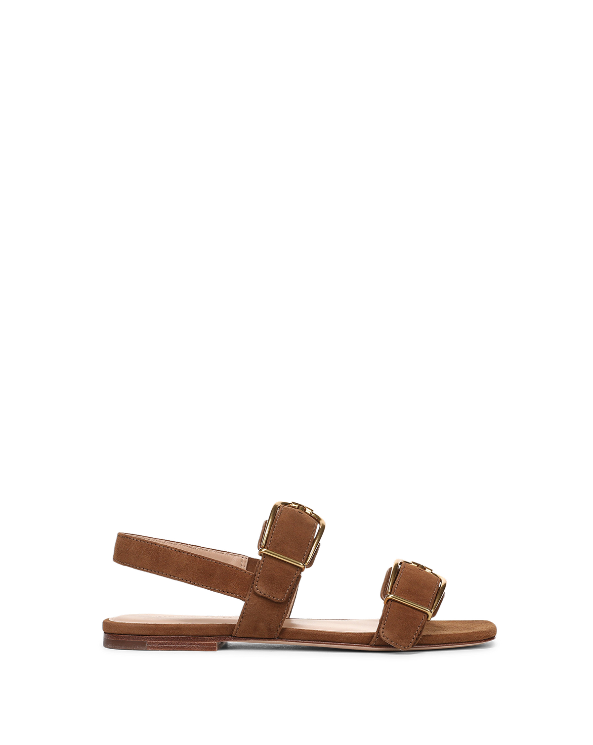 Veronica Beard | Maglio Suede Sandal in Chestnut Brown Chestnut