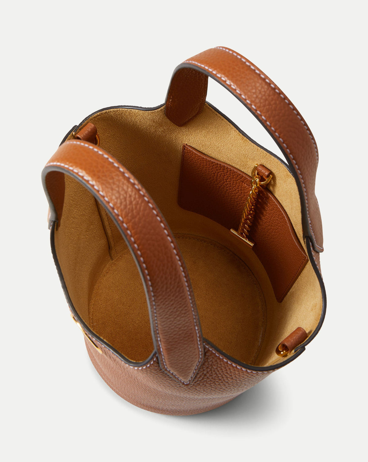Veronica Beard | Anchor Top-Handle Bag in Tan Leather Hazelwood Hazelwood