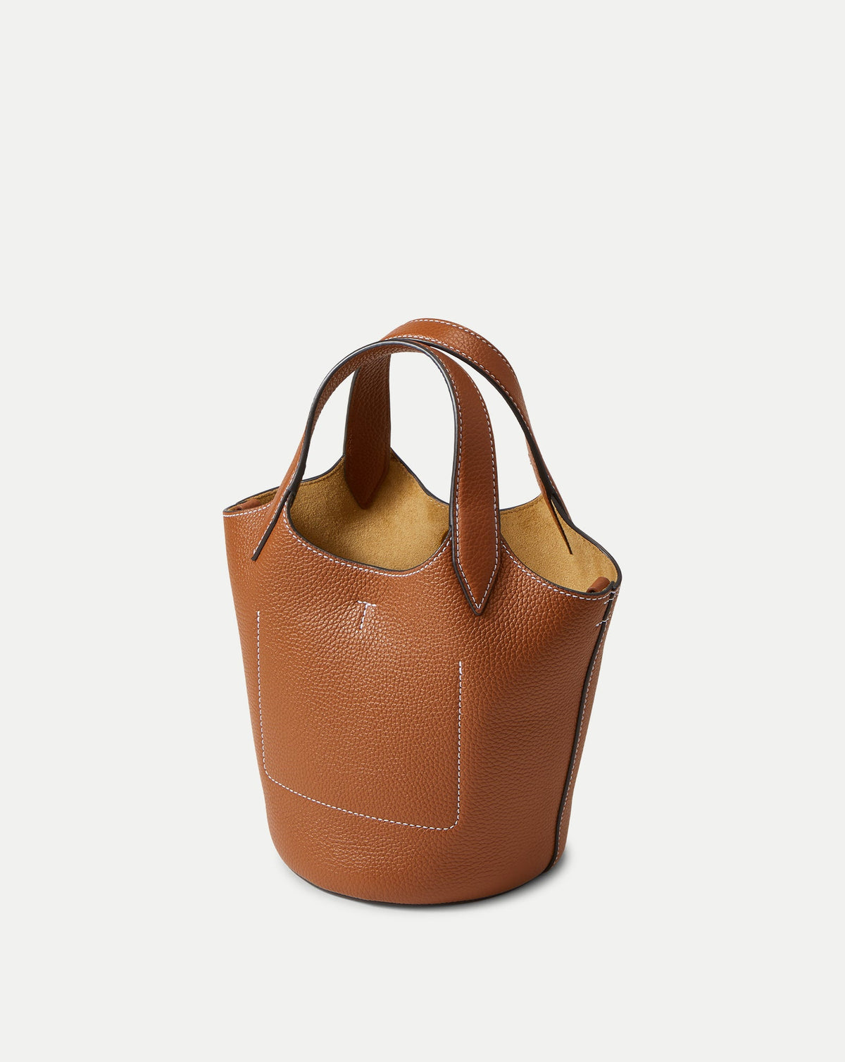 Veronica Beard | Anchor Top-Handle Bag in Tan Leather Hazelwood Hazelwood