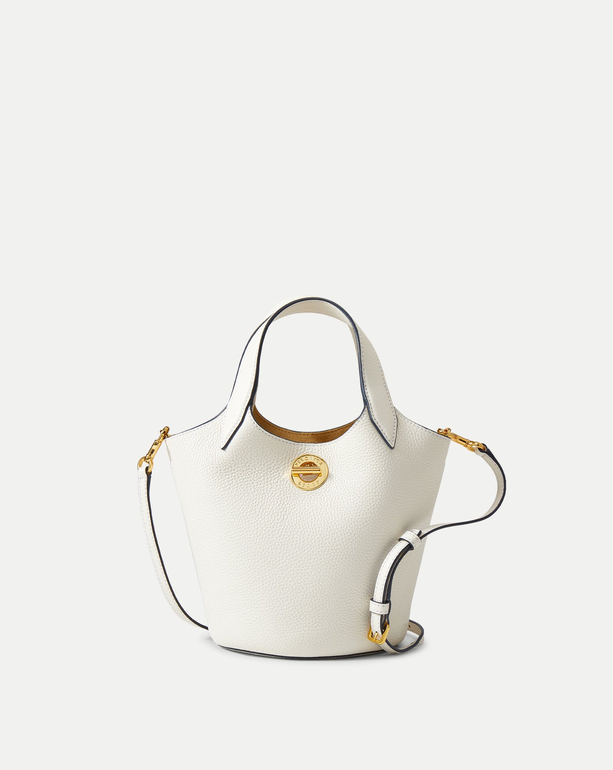 Veronica Beard | Anchor Top-Handle Bag in Off White Leather Off-White