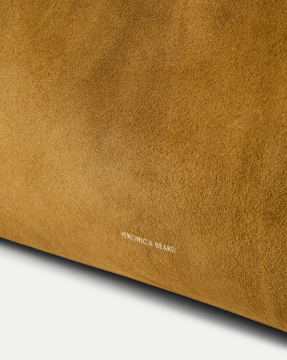 Veronica Beard | Vida Suede Shoulder Bag in Tan Acorn Acorn