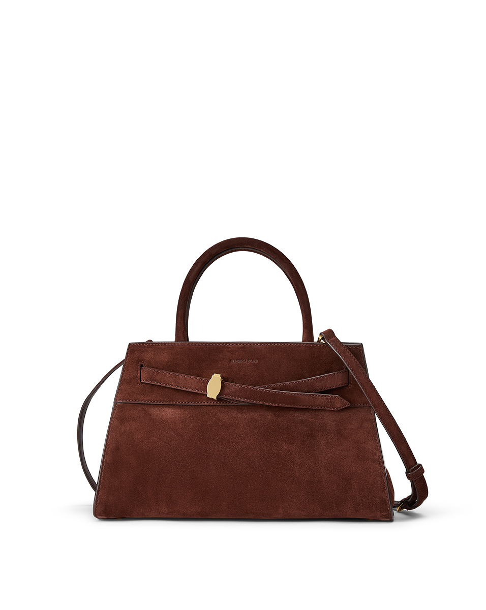 Veronica Beard | Veronica Beard Suede Dash Bag in Chestnut Chestnut