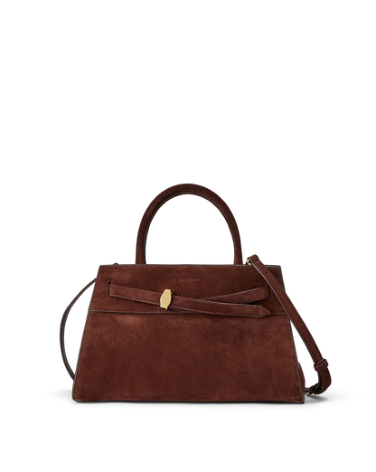 Veronica Beard | Veronica Beard Suede Dash Bag in Chestnut Chestnut