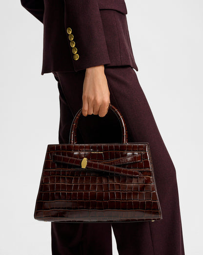Veronica Beard | Veronica Beard Dash Bag in Brown Chestnut Chestnut
