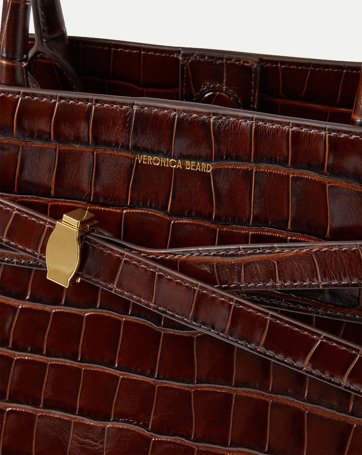 Veronica Beard | Veronica Beard Dash Bag in Brown Chestnut Chestnut