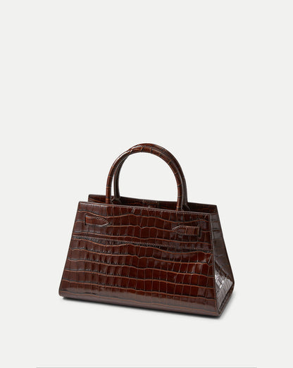 Veronica Beard | Veronica Beard Dash Bag in Brown Chestnut Chestnut