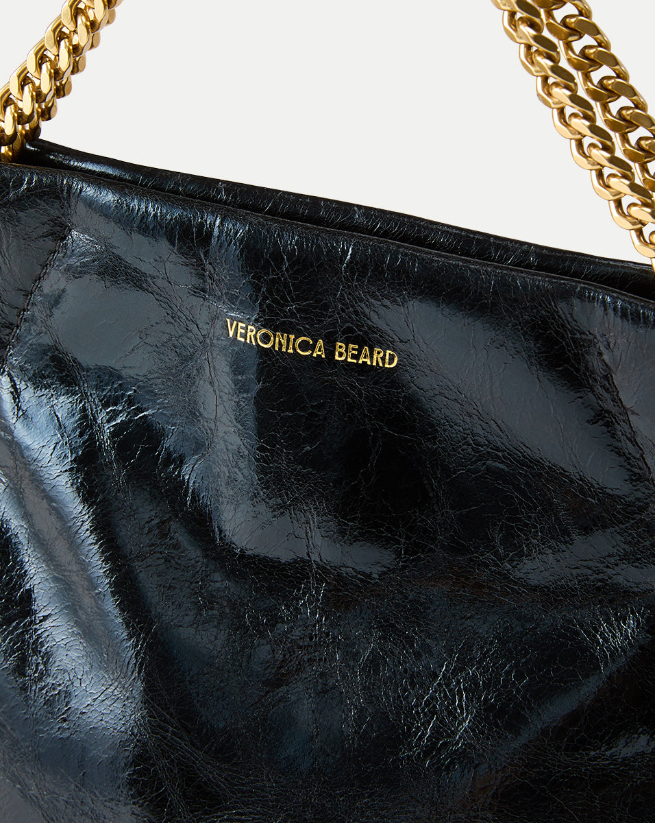 Veronica Beard | Small Veronica Beard Slouch Bag in Black Black