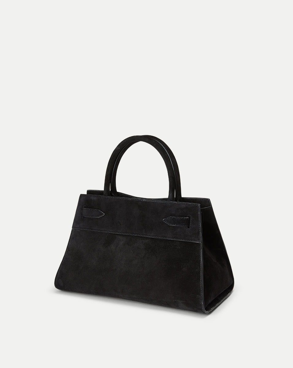 Veronica Beard | Veronica Beard Suede Dash Bag in Black Black