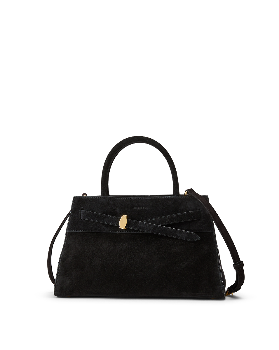 Veronica Beard | Veronica Beard Suede Dash Bag in Black Black