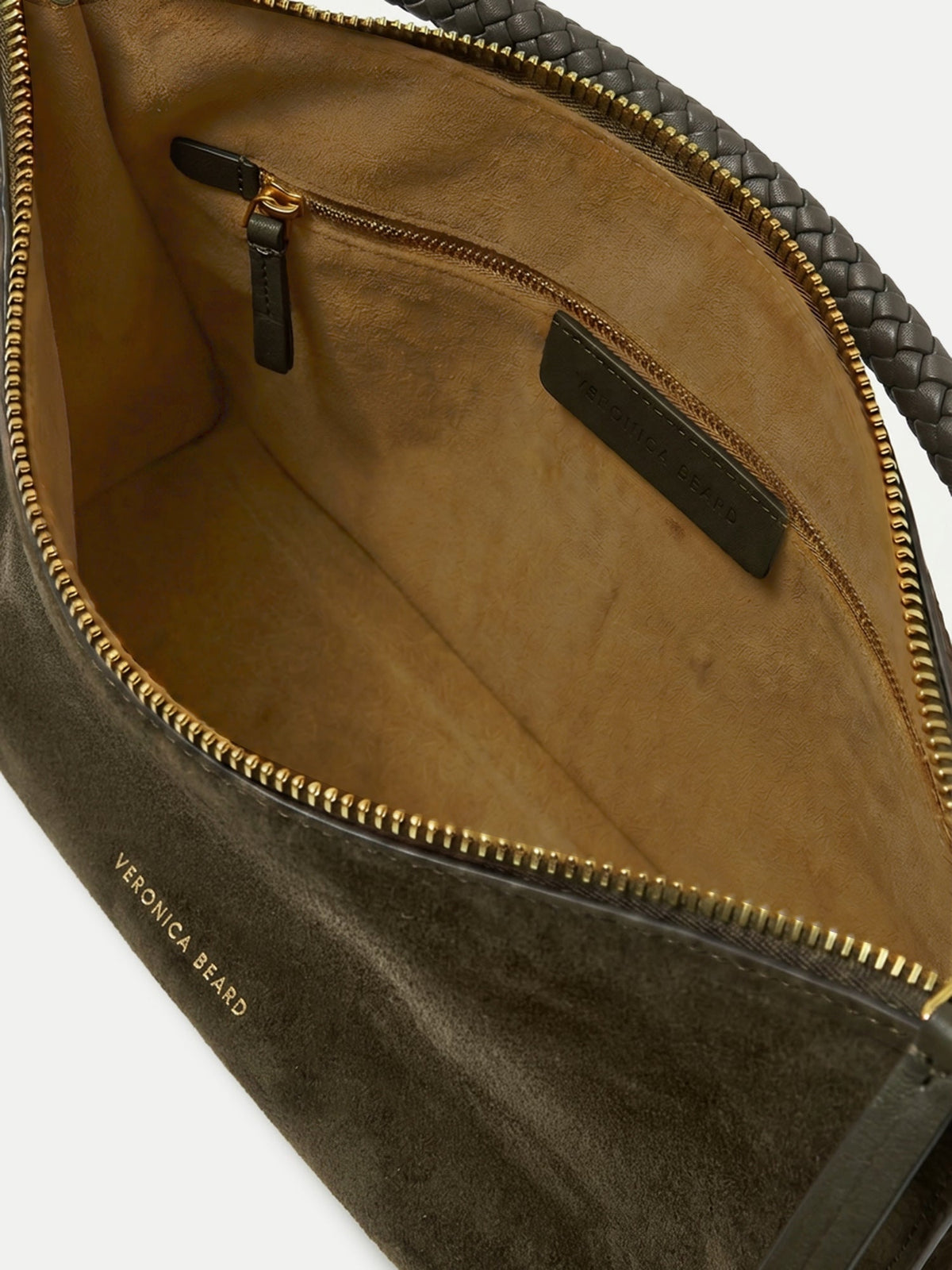 Veronica Beard | Small Vida Shoulder Bag in Cypress Cypress