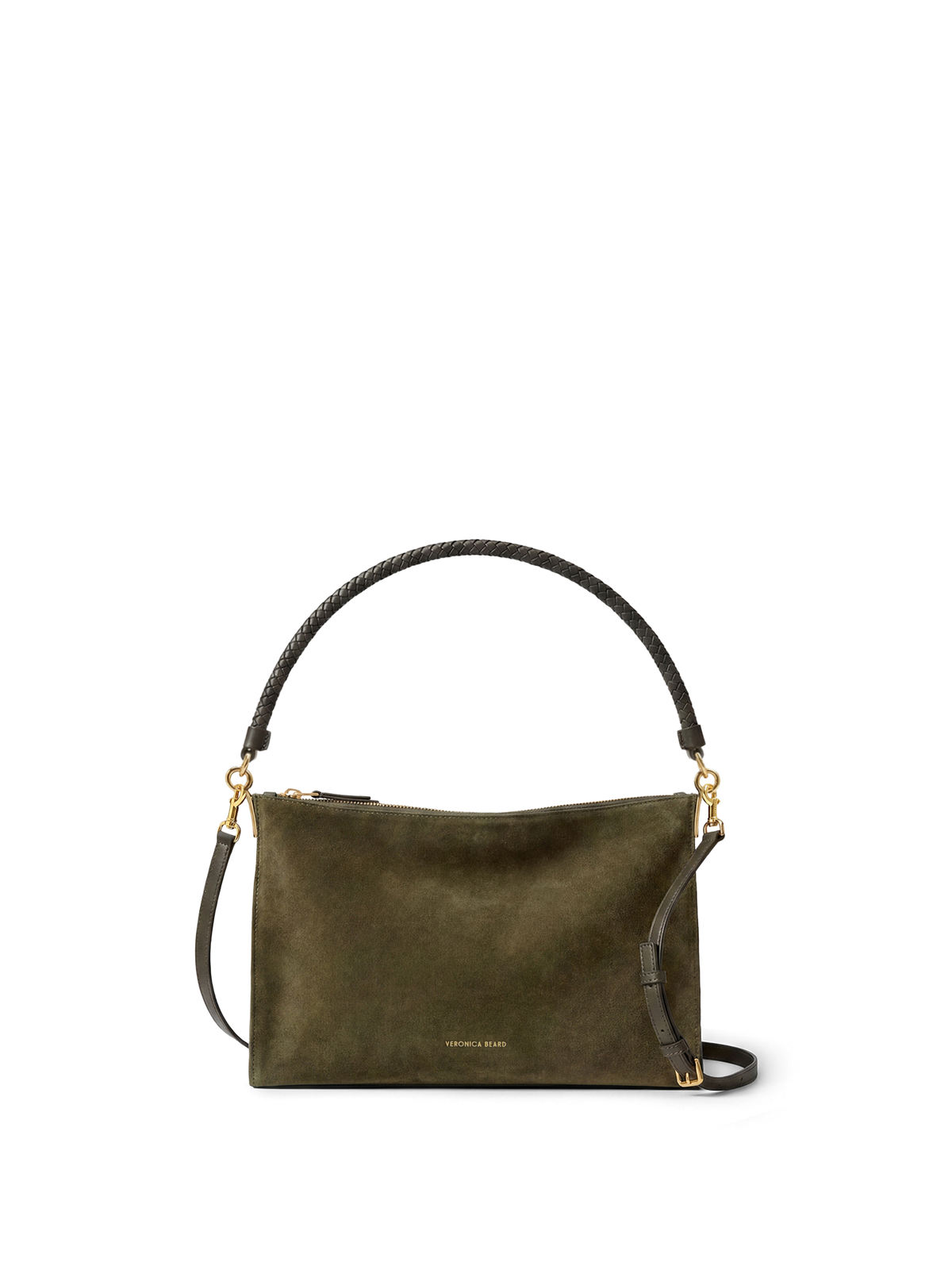 Veronica Beard | Small Vida Shoulder Bag in Cypress Cypress
